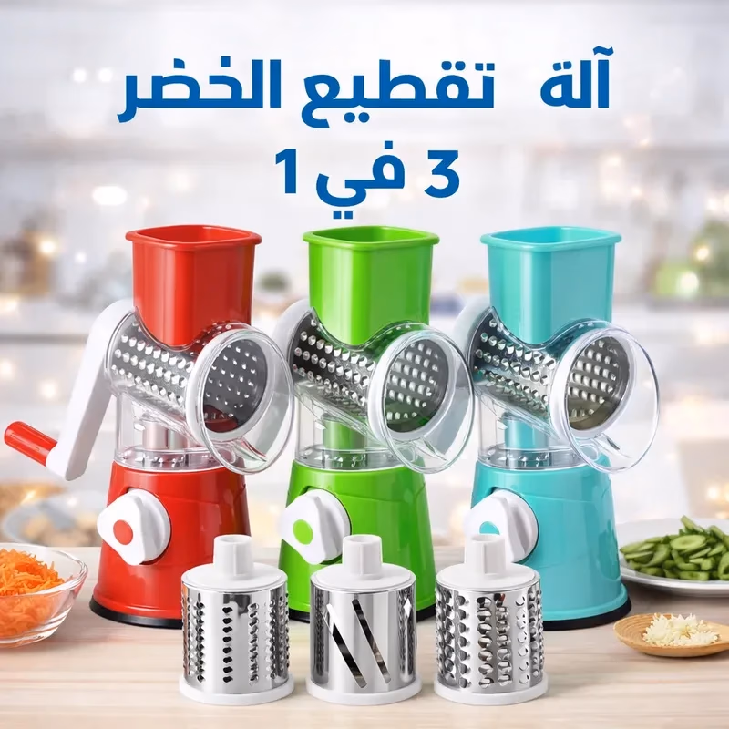 آلة تقطيع الخضر 3 في 1